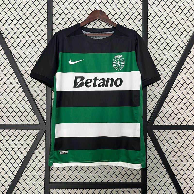 Camisola Verde/branca/Preta 2024/25