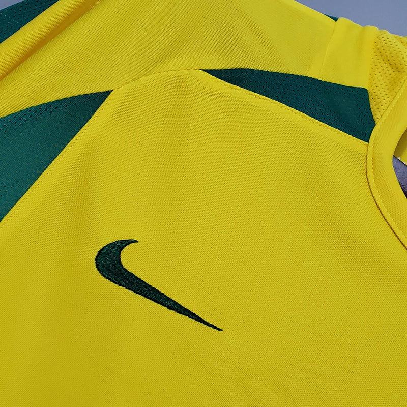 Camisola Retrô Seleção Brasil 2002/02 Home