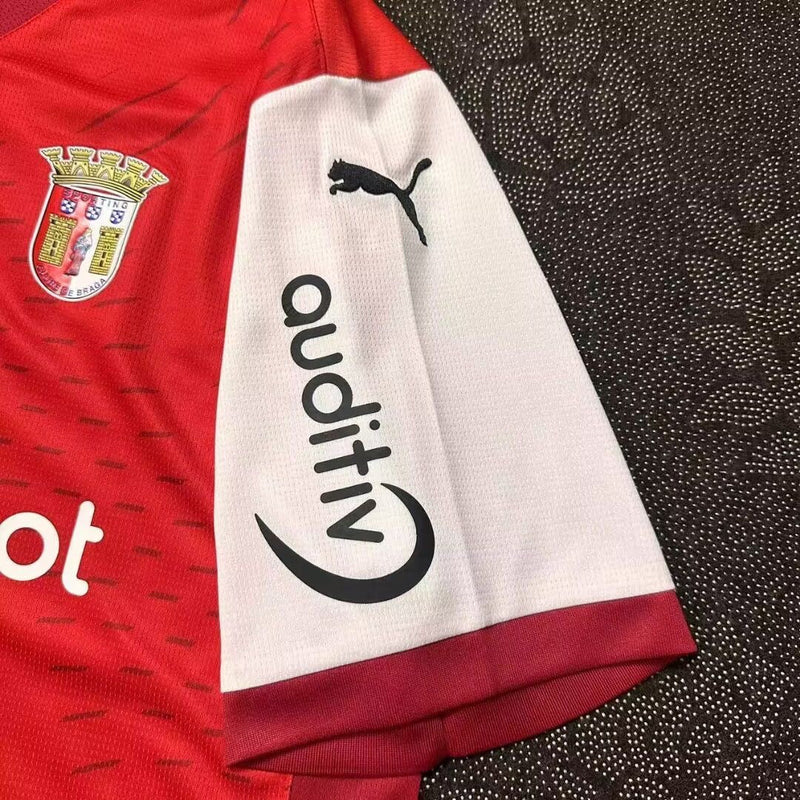 Camisola Braga Vermelha home 2024/25