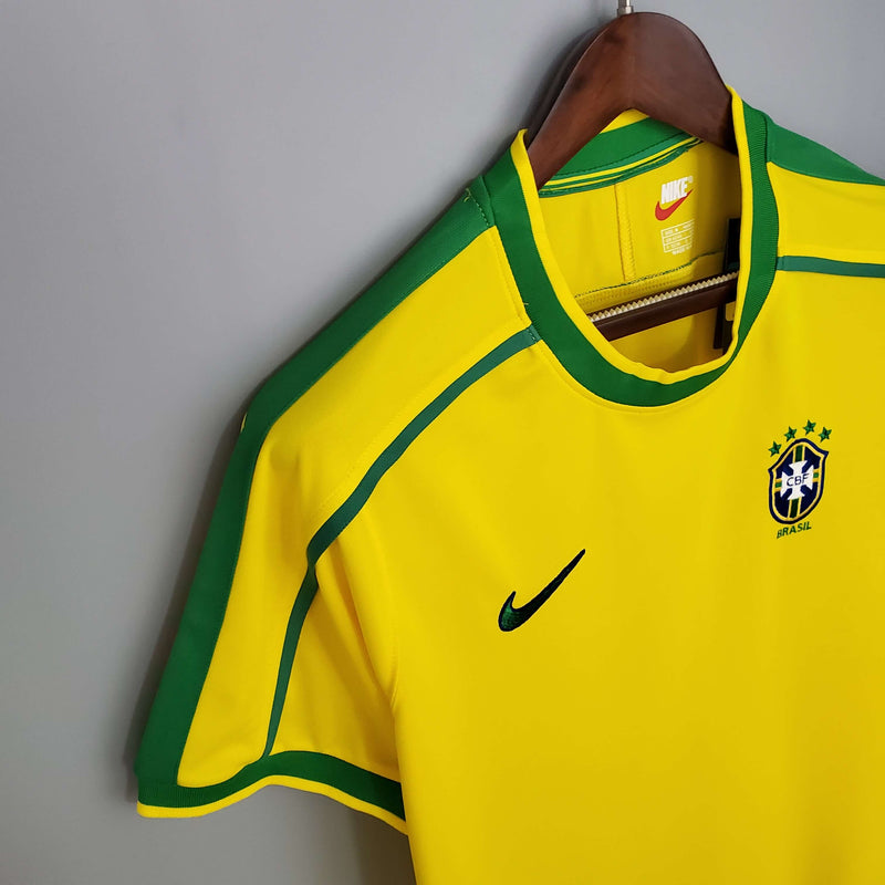 Camisola Retrô Seleção Brasil 1998/98