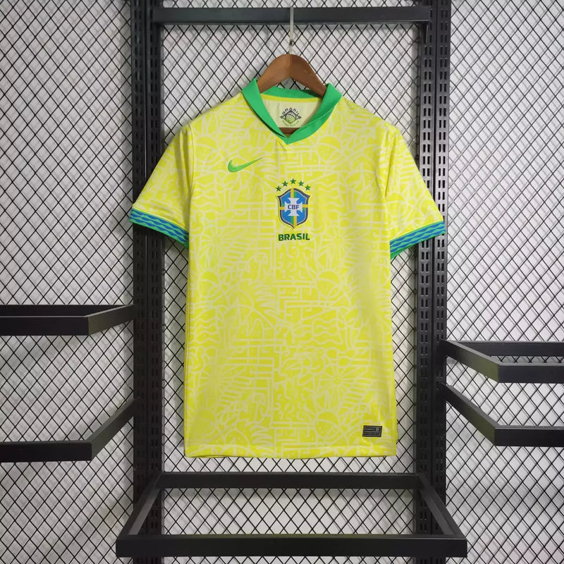 Brasil Amarela Home Copa América 2024