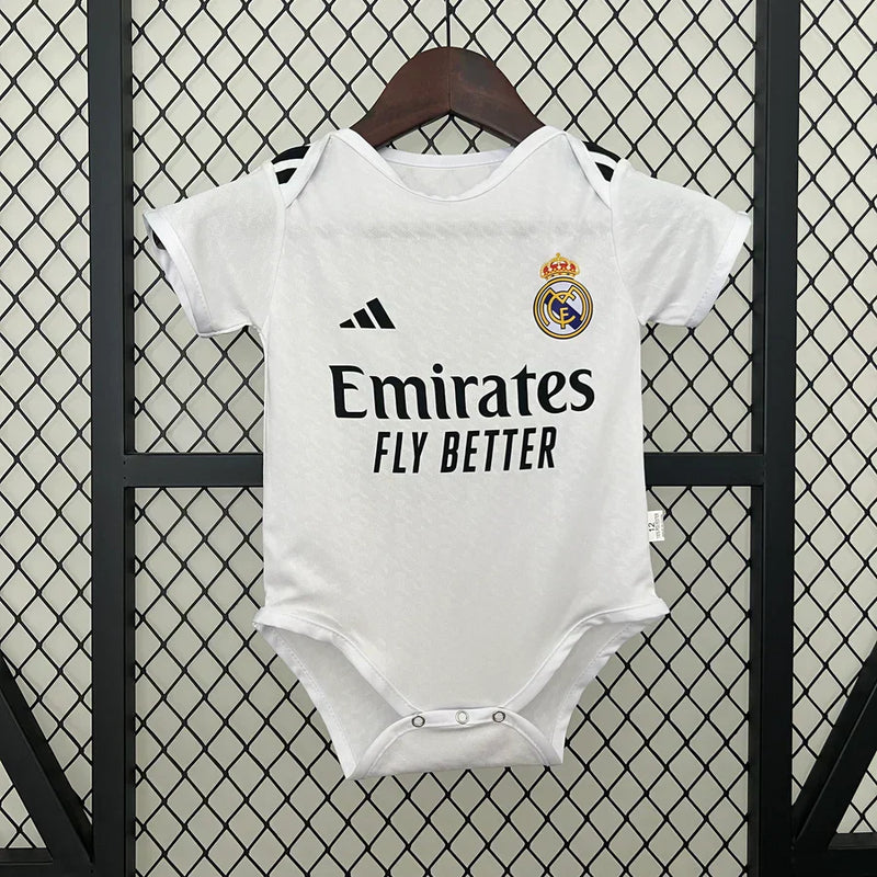 Body bebê Real Madrid home 2024/25