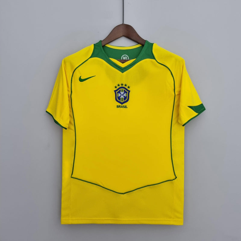 Camisola Retrô Seleção Brasil 2004/06 Home