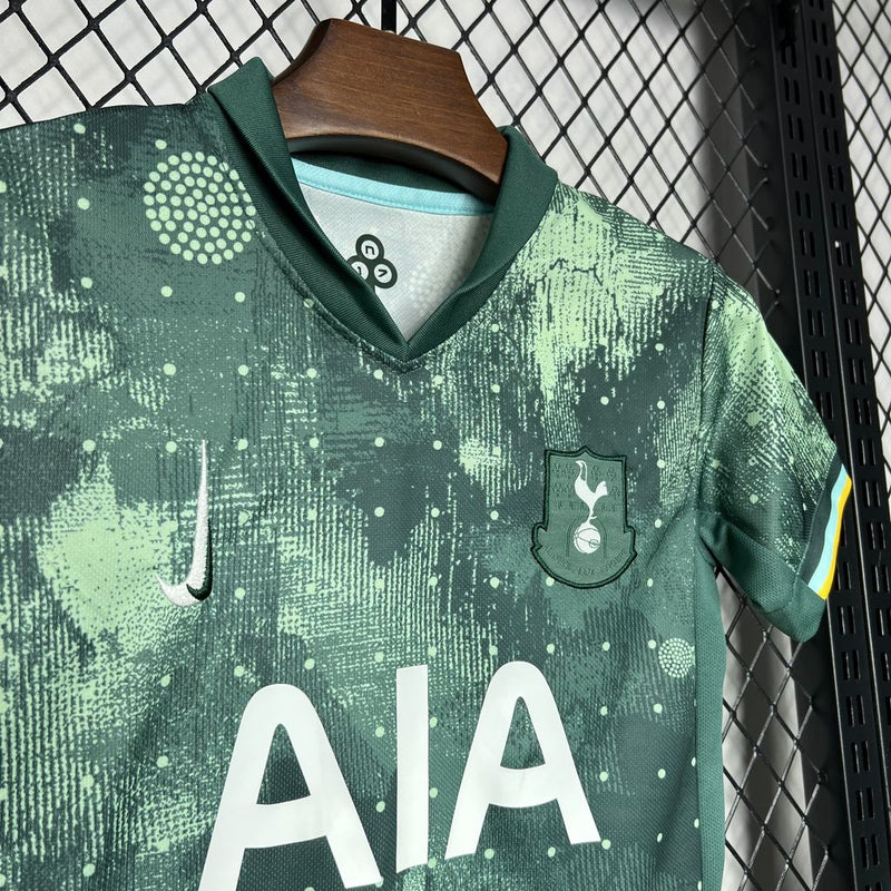 Conjunto Infantil Tottenham Hotspur Third 2024/25