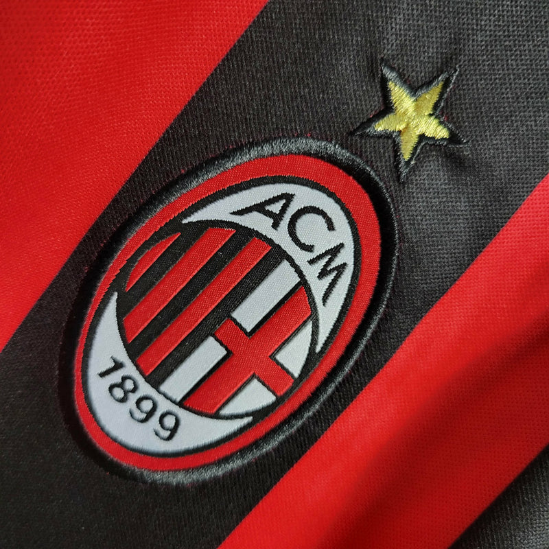 Camisola AC Milan Retrô 2006/07 - vermelha e preta