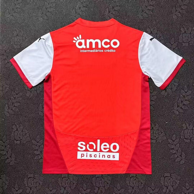 Camisola Braga Vermelha home 2024/25