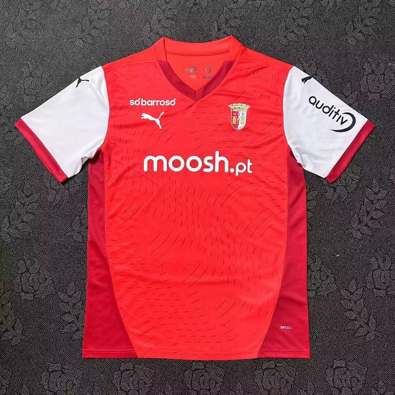 Camisola Braga Vermelha home 2024/25