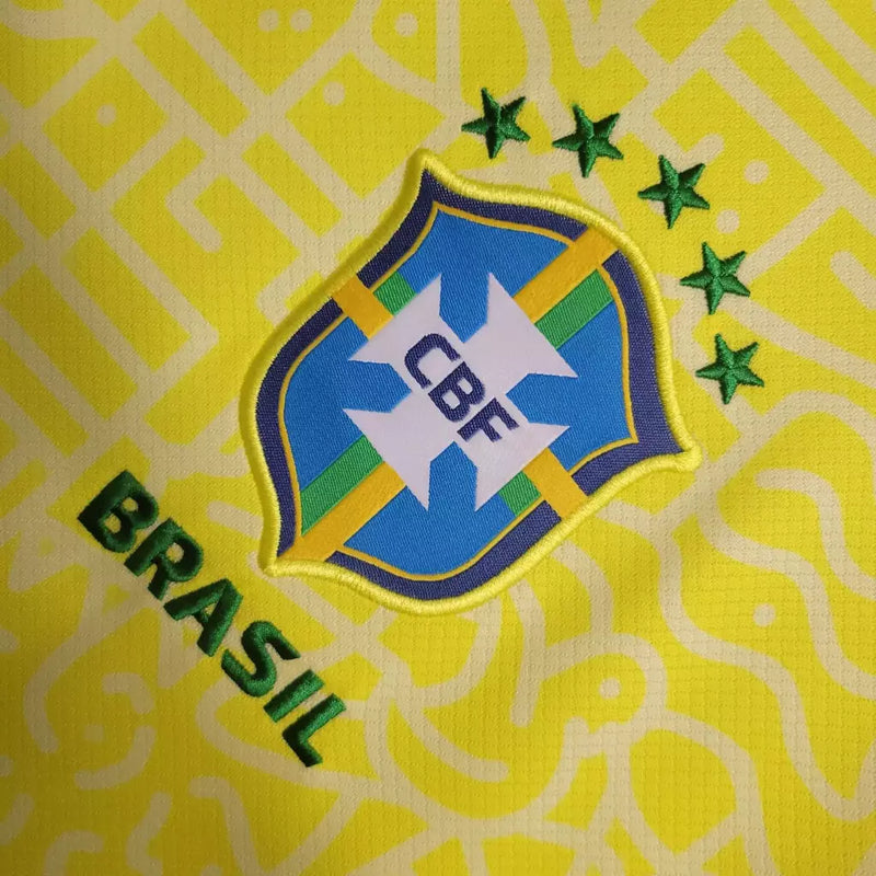 Brasil Amarela Home Copa América 2024