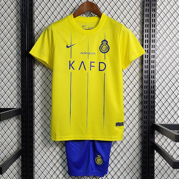 Conjunto infantil Al Nassr 23/24 home