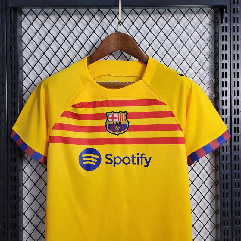 Conjunto infantil Barcelona Fourth 2023/24