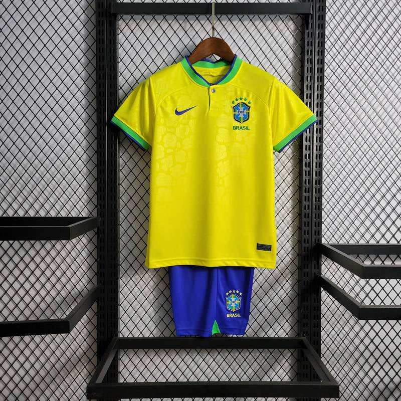 Conjunto infantil Seleção Brasileira 2023/24 Home