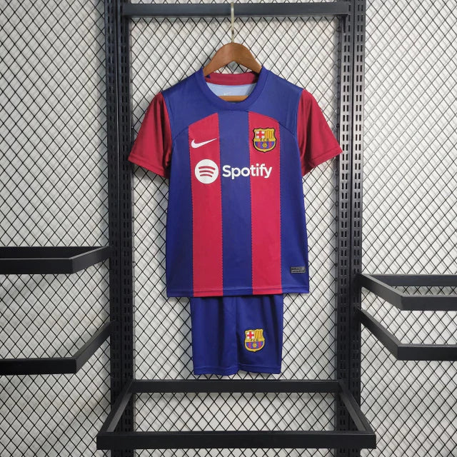 Conjunto Infantil Barcelona Home 2023/24