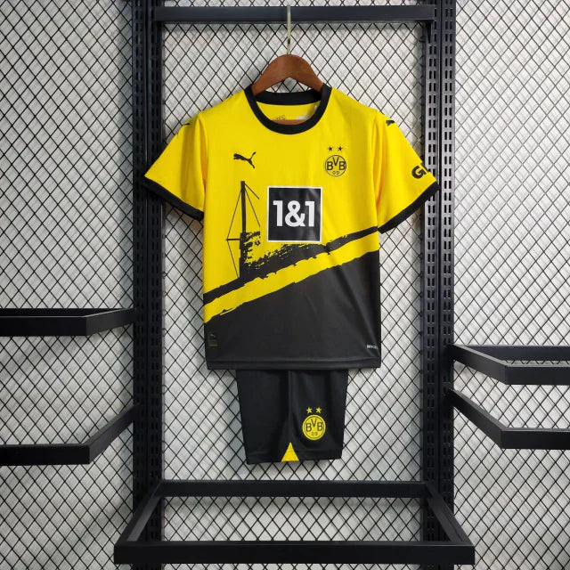 Conjunto Infantil Borussia Dortmund Home 2023/24