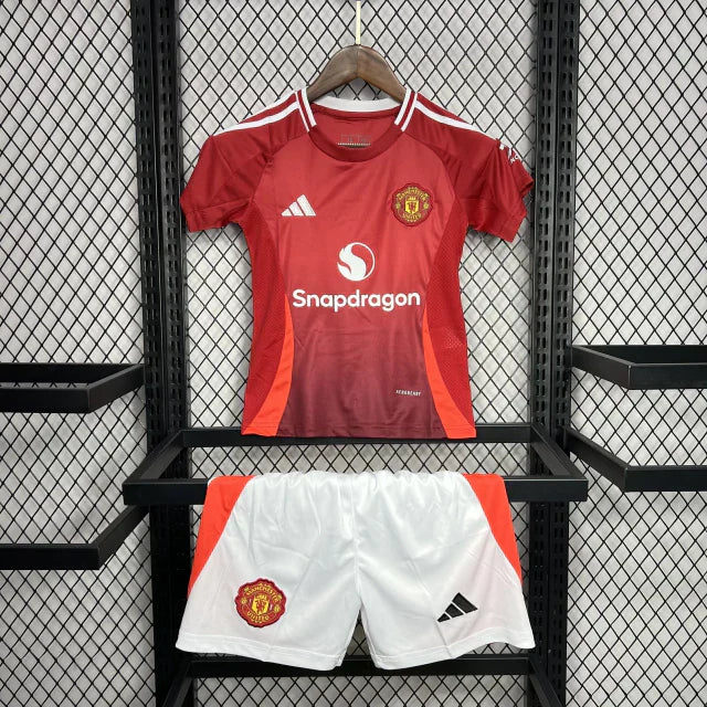 Conjunto Infantil Manchester United Home 2024/25