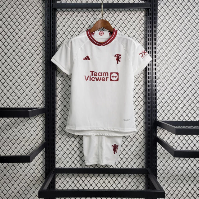 Conjunto Infantil Manchester United Third 2023/24