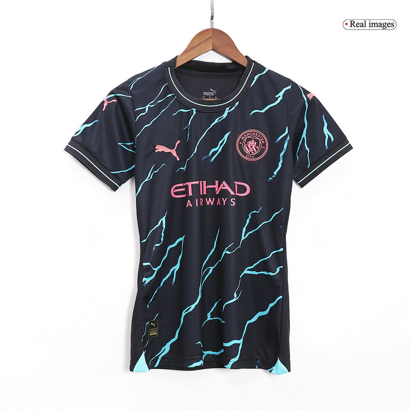 Camisola Feminina Manchester City Third 2023/24