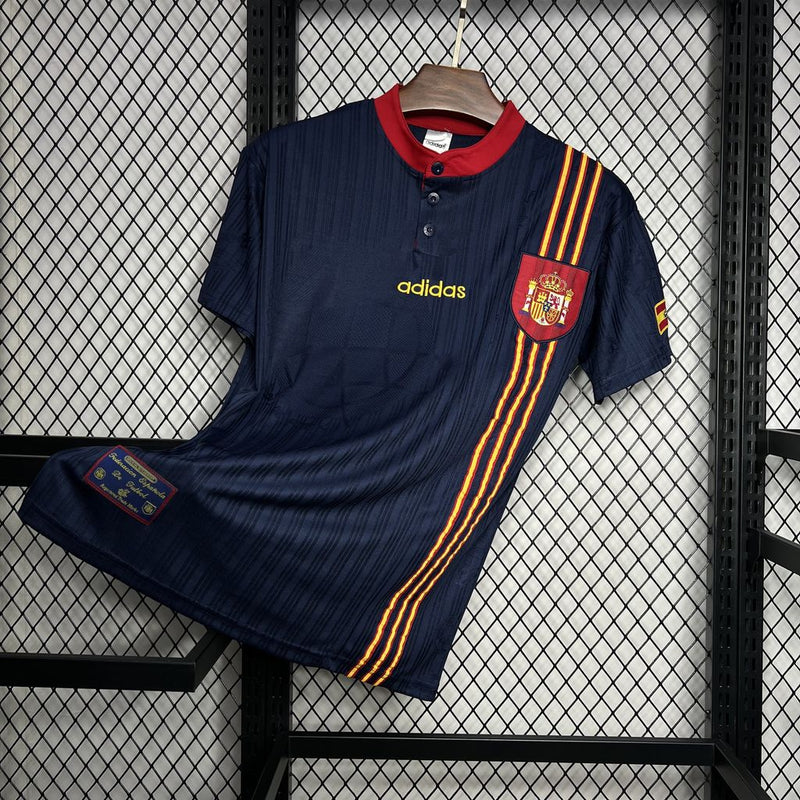 Camisola Retrô Espanha Away 1996