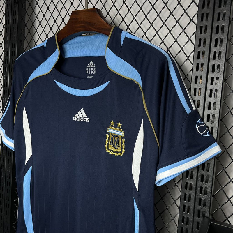 Camisola Retrô Argentina Away 2006