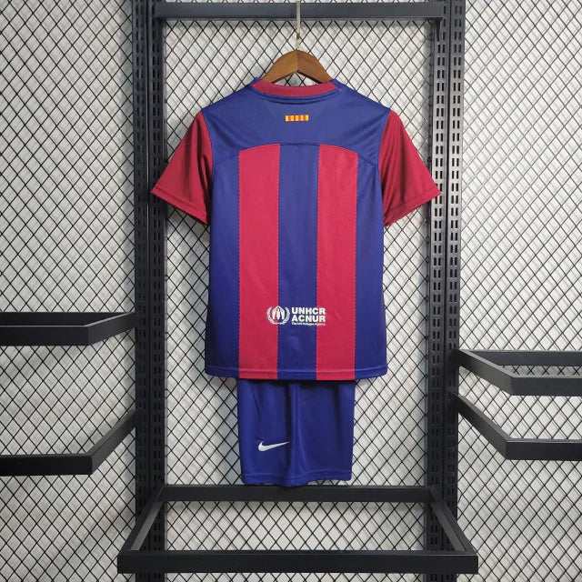 Conjunto Infantil Barcelona Home 2023/24