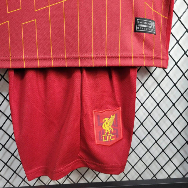 Conjunto Infantil Liverpool Home 2024/25