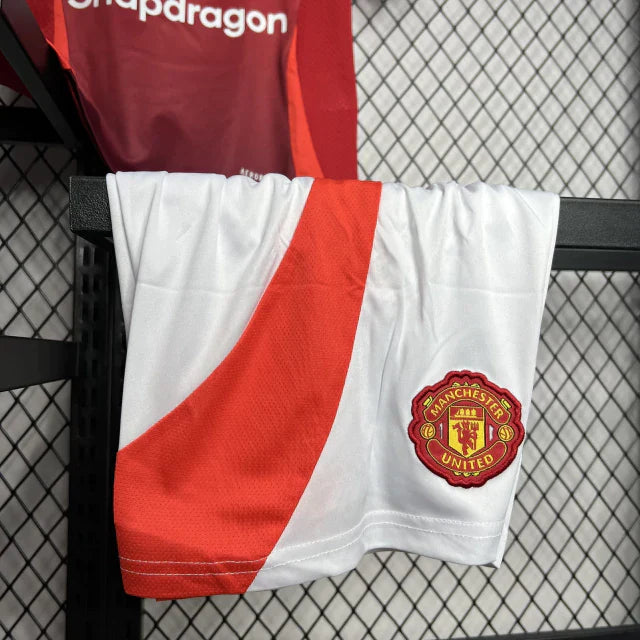 Conjunto Infantil Manchester United Home 2024/25