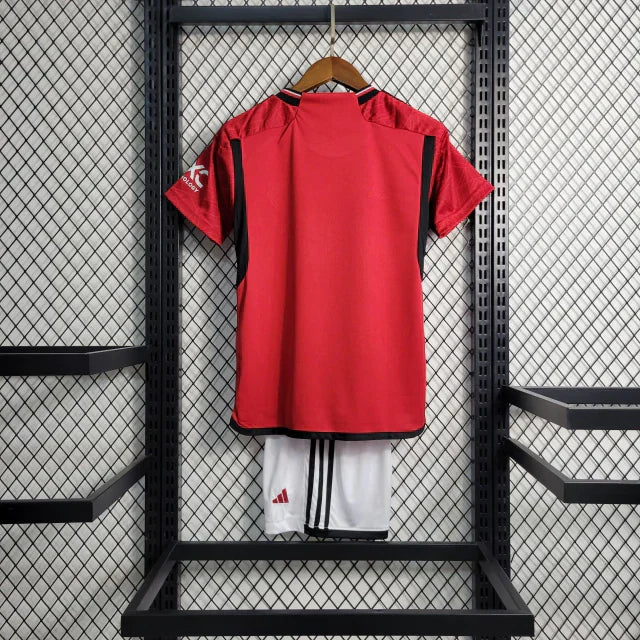 Conjunto Infantil Manchester United Home 2023/24